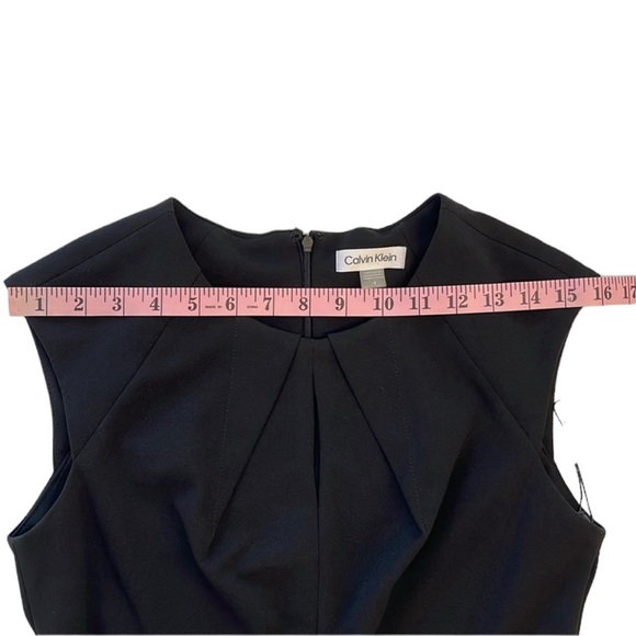 Calvin Klein Dress Sleeveless Black Size 4 NWT - Picture 12 of 17